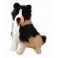 Border Collie Tommy Plush Toy Dog by Bocchetta Plush Toys