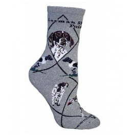 German Shorthaired Pointer Grey Socks