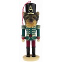 Yorkshire Terrier Christmas Nutcracker Soldier  - size 12.5 cm (h) 5 cm (w)