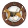 Beagle Hand Crafted Wooden Clock